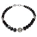 Smoky Quartz Necklace Silver Jewelry 18.5 inches (gnklc320)