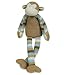 Maison Chic Monkey Blue/Khaki Cuddly Knit 12 Musical Toy