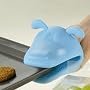 Dog Head Silicone Pot Holder - Blue