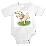Onesie with goat, bellied, animal