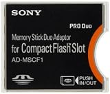  : Sony AD-MSCF1 MemoryStick Duo to CompactFlash Adapter