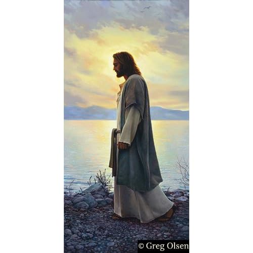 LDS Walk With Me 5x7 Print Greg Olsen Art Jesus Christ