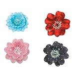 Silk Flower Hair Clips - SF