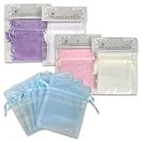 Organza 4x5 Gift Pouch With a Drawstring 6 Pack Case Pack 360