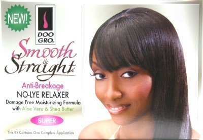 Doo Gro Smooth & Straight Relaxer Super No-Lye (3-Pack) with Free Nail File