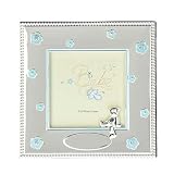 Silver plated photo frame - for a boy - 3 x 3 inch