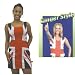 British Flag Great Britain Novelty Dress - Medium 32/34"
