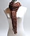 Spring Collection Solid Color Acrylic Scarves, Brown