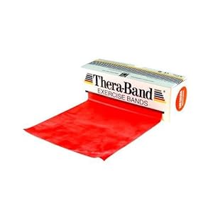 Thera-Band Übungsband 45,5 m , mittel/rot