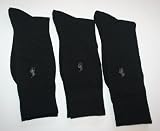 Polo Ralph Lauren Mens Dress Socks, 3 Pair, Black, Sock Size 10 13, Shoe Size 6 12.5 41LEPfK01RL. SL160 Polo Ralph Lauren Mens Dress Socks, 3 Pair, Black, Sock Size 10 13, Shoe Size 6 12.5