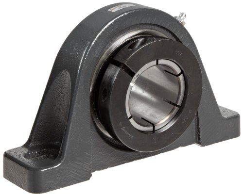 Browning VPB-335AH Pillow Block Ball Bearing, 2 Bolt, Non-Expansion Type, BOA Concentric Lock, Air Handling Duty, Contact and Flinger Seal, Cast Iron, Inch, 2-3/16" Bore, 2-3/4" Base To Center Height 7-13/32" Bolt Hole Spacing Width