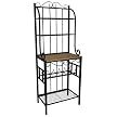Praha Bakers Rack Storage Unit - Black
