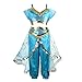 Dressy Daisy Girls Princess Jasmine Dress Up Costumes Halloween Party Fancy Dress Size 10/12