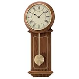 Seiko Dark Brown Wood Case Wall w/Pendulum Clock - QXC213BLH Seiko Dark Brown Wood Case Wall w/Pendulum Clock - QXC213BLH