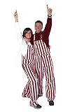 Maroon/White Game Bibs Overalls