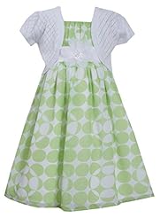 Girls Chiffon/Corduroy Turtleneck Applique Shirred Striped Print Dots Print Jumper 