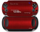 Sony PS Vita Skin Brushed Metal Red by WraptorSkinz