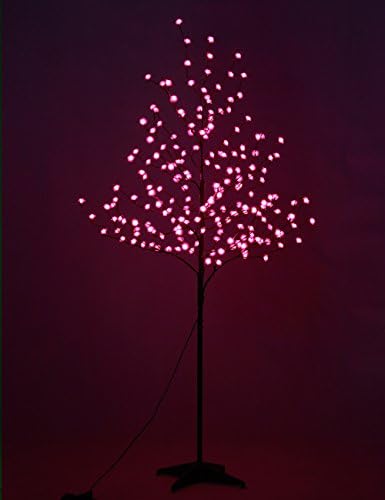 Lightshare™ NEW 6Ft 208LED Rose Flower Tree Light,Pink for Home Garden Decoration/Wedding/Birthday/Christmas/Holiday/Party Decoration