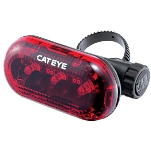 Cateye TL-LD130 LED Bicycle Tail and Safety Light (Red)