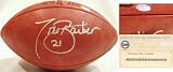Tiki Barber Signed Wilson NFL Game Football