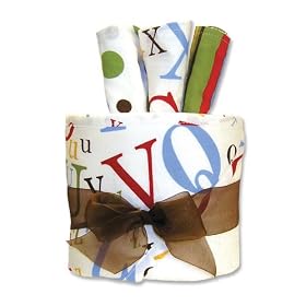 Trend Lab Dr. Seuss Bath Gift Cake Towel and Washcloth Set, ABC: Baby