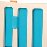 Leander Crib 100% Cotton Bumper for Oval Leander Crib - Azur Blue - 2044670