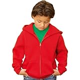 Fruit of the Loom Kids Zip Hooded Sweatshirt (13470)