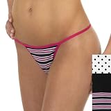 Xhilaration® String Thong Underwear 3-pk. - White/ Black Dot
