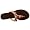 Beverly Feldman Women's Silvanna Flat Thong Sandal,Gold Crackle,9 M