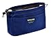 Vercord Canvas Handbag Organizers Sturdy Purse Insert Organizer Bag in Bag 13 Pockets Navy Blue Large