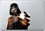 〔送料無料〕 Mac book アートステッカー Darth Vader ダースベイダー 使用方法付