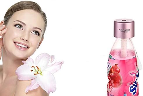 New Version Smallest Real Mini Leakless Portable Bottle Cap Air Humidifier with USB Cable for Office Home, White Color