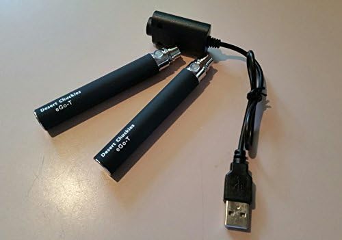 2pcs Black DCE Brand eGo T 1100 mAh Multipurpose Batteries