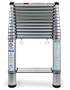 Telesteps 1800W 300-Pound Duty Rating Aluminum Telescoping Extension Ladder with Wide Step, 14-1/2-Foot