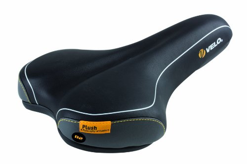 Velo Sattel Plush, black, 265 x 178 mm Preisvergleich