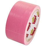 Tape Brothers Brand Shorties Colored Duct Tape 2" x 10 yds, Pink