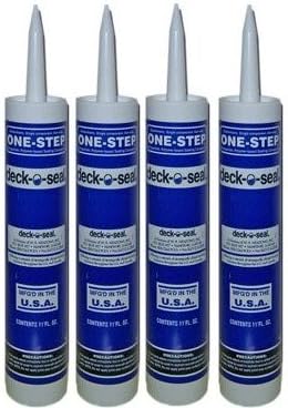 4 PACK - DECK-O-SEAL One Step Gray 11 oz. 4705012