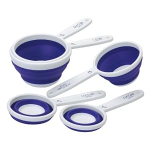 Click to buy Cool Kitchen Gadget: Progressive International 5-Piece Set Collapsible Measuring Cups from Amazon!