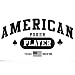 American Poker Player (Texas Hold 'Em) Art Poster Print - 24x36