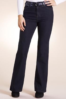 Per Una Roma Stretch Bootcut Denim Jeans with Belt