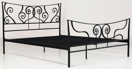 Clifton Decco Iron Bed, KING, BLACK On Sale