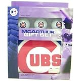 McArthur Chicago Cubs Three Ball Gift Set with Golf Towel