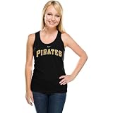 Pittsburgh Pirates Women's Black Bling Tank Top