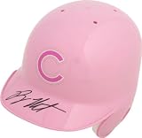 Ryan Theriot Chicago Cubs Autographed Riddell Pink Mini Helmet