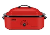 Nesco Classic Roaster Oven, 18-Quart, Porcelain Cookwell