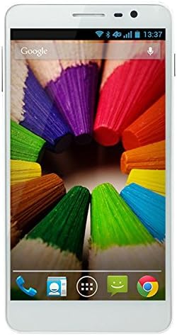 Android Smartphone Unlocked Dual Sim 6" HD Display ROM+RAM, 16 GB + 1GB GSM Quad band 4G HSPA+ -(White)