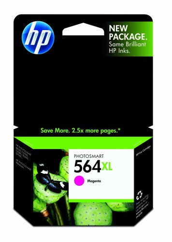 Original HP 564XL Magenta Ink Cartridge in Retail Packaging