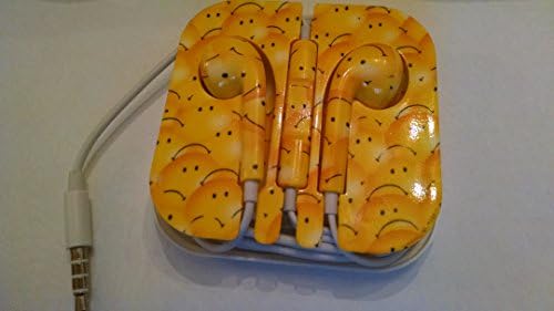 Earphones with Smiley Face Design and Mic