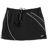 Brooks Women's W RUN SKORT ( sz. M, Black/Shadow )