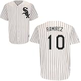 Men`s Chicago White Sox #10 Alexei Ramirez Home Replica Jersey - XL